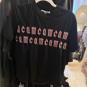 Alexander McQueen small Black Graphic Tee authentic